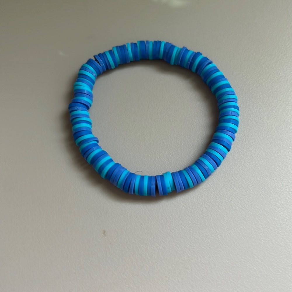 Ocean Clay Bead Bracelet